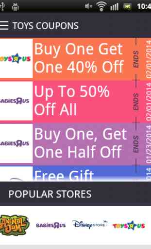 Toys Coupons 1