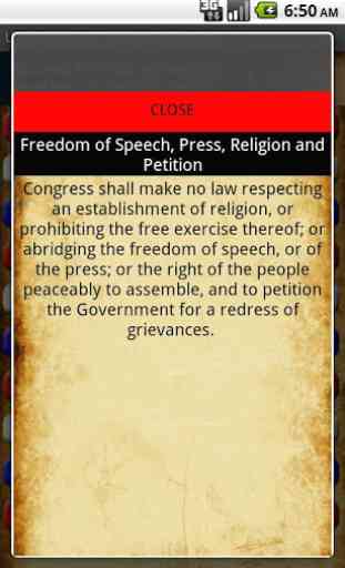 US Constitution Bill of Rights 2