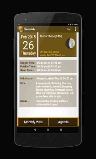 Vedic Calendar 1