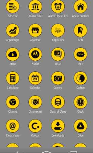 VM5 Yellow Icon Set 2