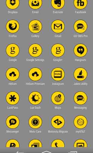 VM5 Yellow Icon Set 3