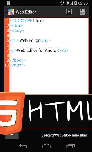 Web Editor Lite (HTML Viewer) 1