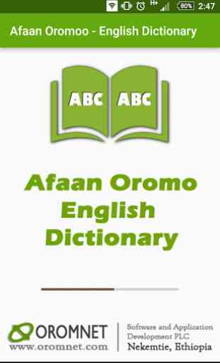 Afaan Oromo English Dictionary 1