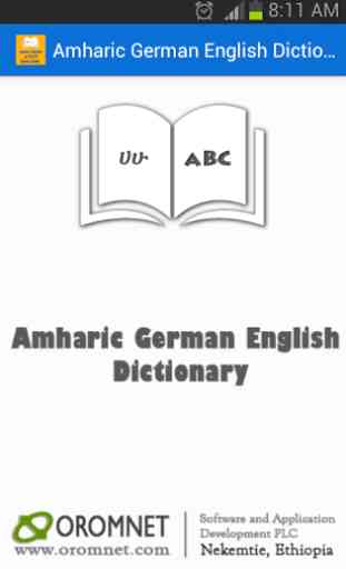 Amharic German Eng Dictionary 2