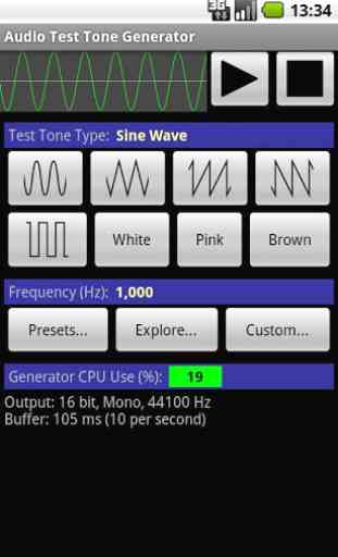 Audio Test Tone Generator 1