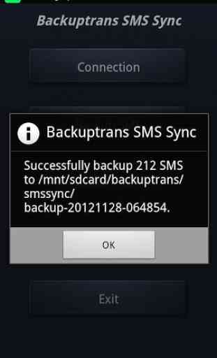 Backuptrans SMS Sync 3