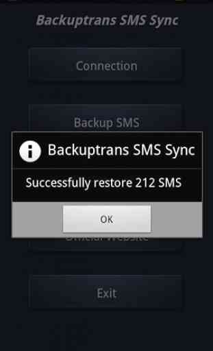 Backuptrans SMS Sync 4