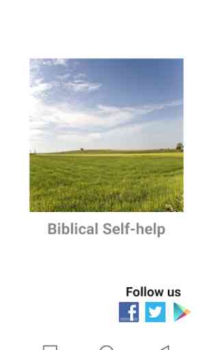 Biblical Self Help 1