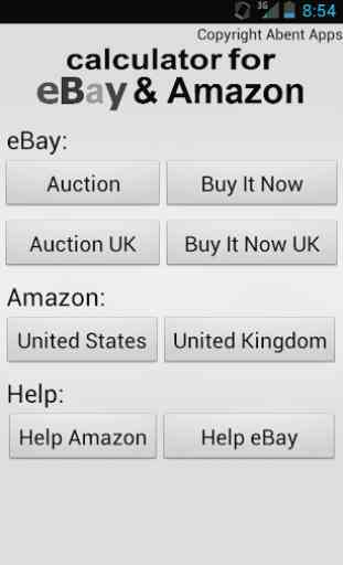 Calculator for Amazon & eBay 1