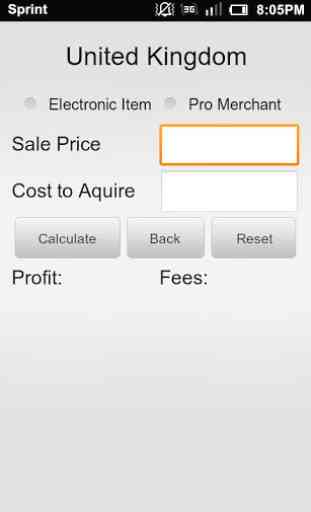 Calculator for Amazon & eBay 4