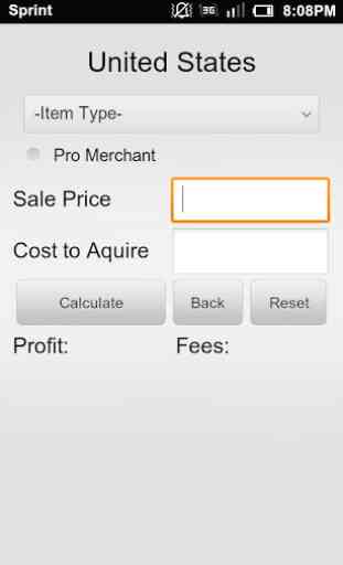 Calculator for Amazon US/UK 2