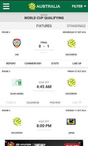 Caltex Socceroos Official App 1