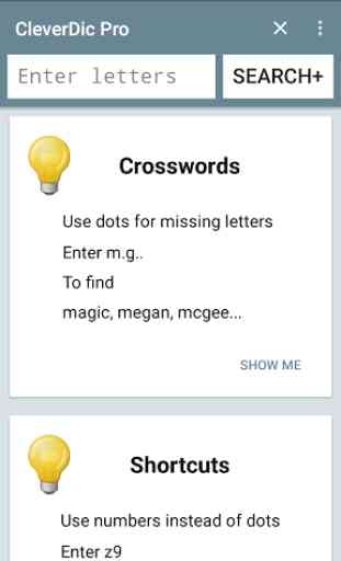 CleverDic Crossword Solver Pro 1
