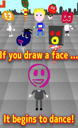 Draw->Dance! Drawing the face 1
