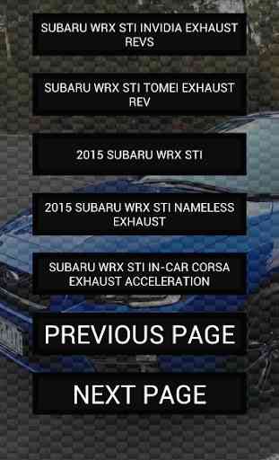 Engine sounds of 2015+ WRX STi 3