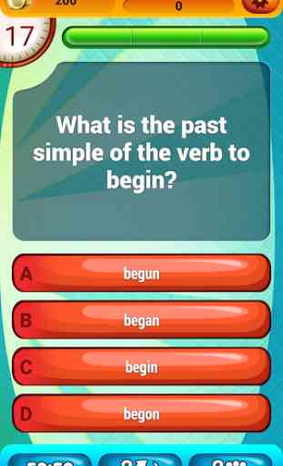 English Irregular Verbs Quiz 2