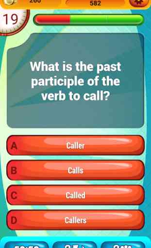 English Irregular Verbs Quiz 4