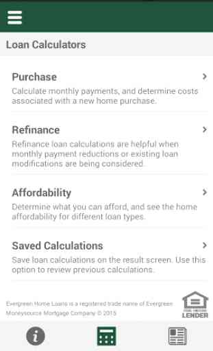 Evergreen Home Loan Calculator 2