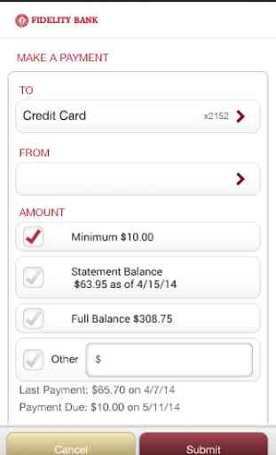 Fidelity Bank Credit Card 3