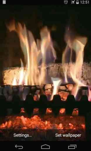 Fireplace Video Live Wallpaper 1