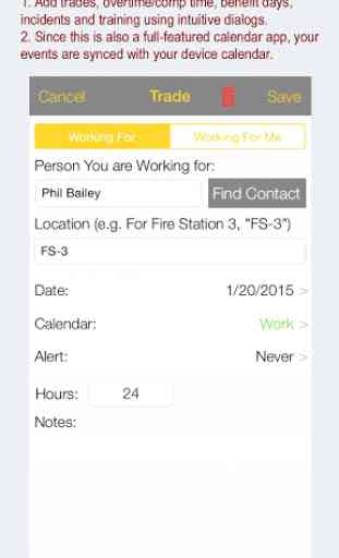 FireSync Shift Calendar 3