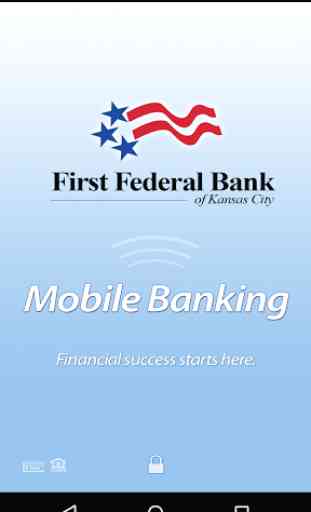First Federal Bank Mobile App 1