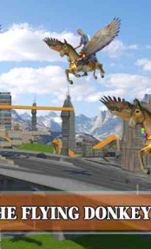 Flying Animal Donkey Simulator 3