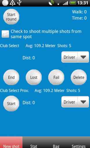 Golf GPS Club Length 1