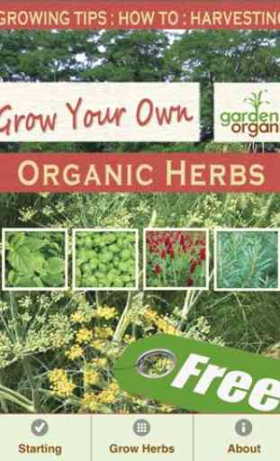 Grow Organic Herbs FREE 1