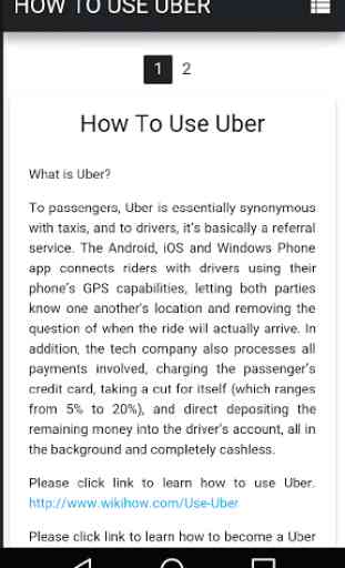 How To Use Uber 2