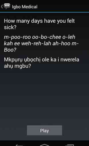 Igbo Medical Phrases 3
