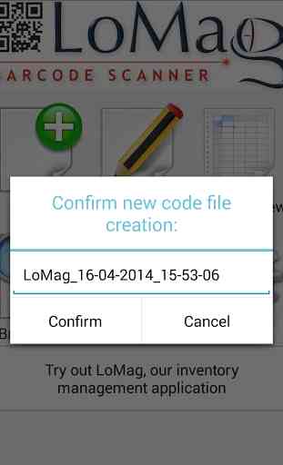 LoMag Barcode Scanner to Excel 3