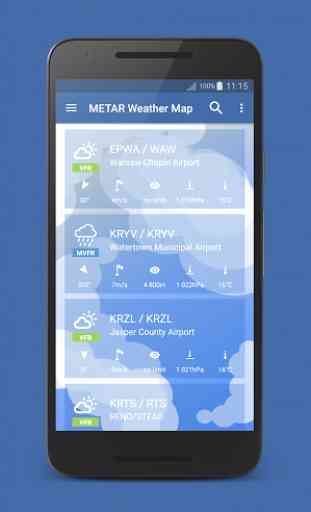 Metar Weather Map 1