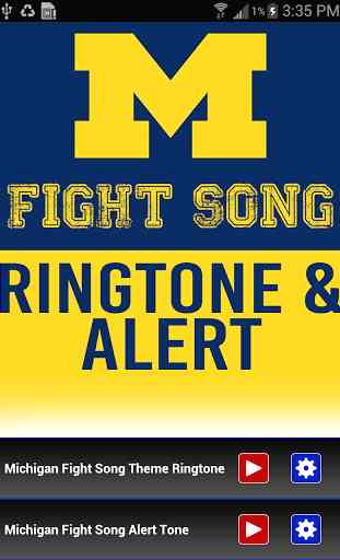 Michigan Fight Song Theme 1