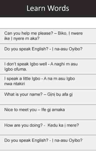 Ị Na-asu Igbo: Greetings I 3