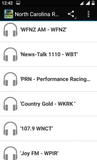 North Carolina Radio Stations 1