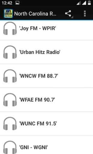 North Carolina Radio Stations 2