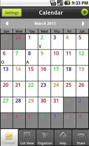 Pro-Calendar™ UFUA Shift Calen 1