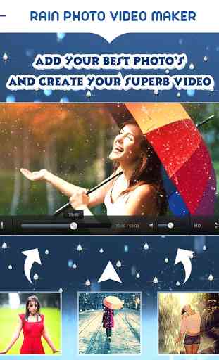 Rainy Photo Video Music Maker 1