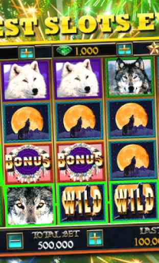 Slots™ Wolf FREE Slot Machines 1