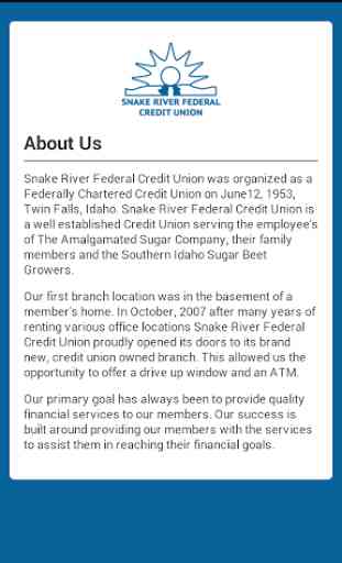 Snake River FCU Mobile Deposit 2