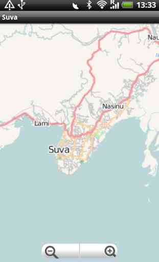 Suva Fiji Street Map 1