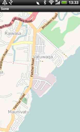 Suva Fiji Street Map 4
