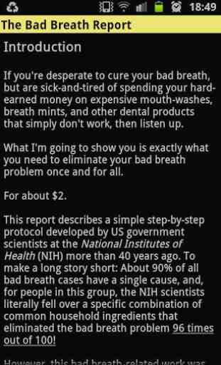The Bad Breath Report 2