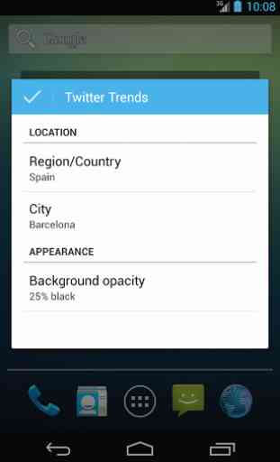 Trends Widget for Twitter 4