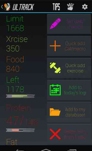 Ultrack: Fast Calorie Counter 1