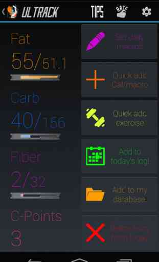Ultrack: Fast Calorie Counter 2