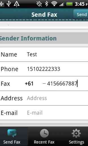 vFax - Free Fax to Anywhere 2