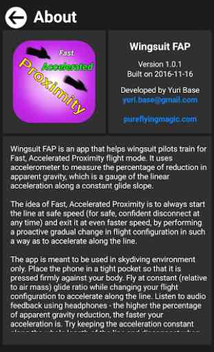 Wingsuit FAP 2