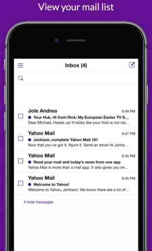 Safe Mail for Yahoo Mail Free - secure and easy email mobile app with passcode 1